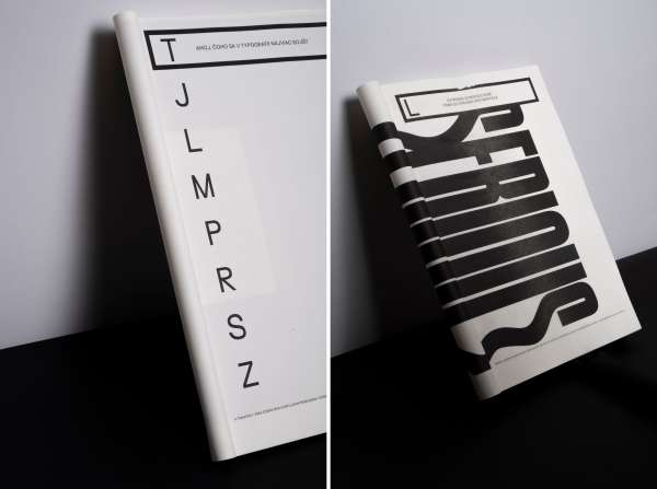 publication graphic design experiment black and white